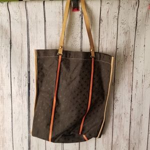 COLE Haan Leather Canvas TOTE BAG